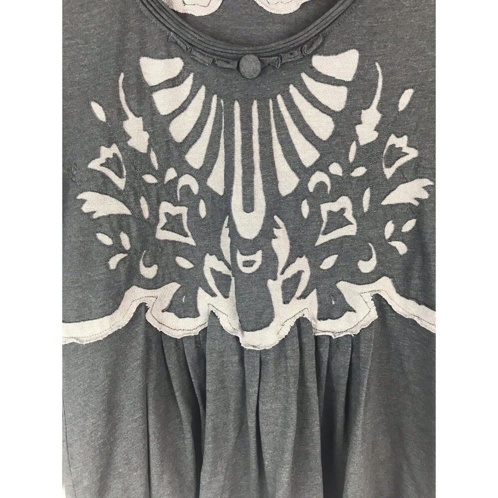 Soft surroundings women’s top long sleeves gray size medium - Picture 3 of 5